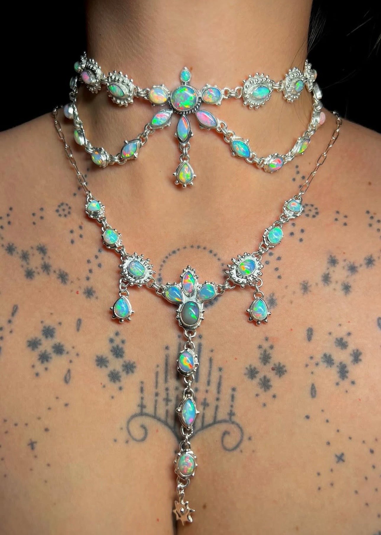 RESERVED- custom statement choker/necklace
